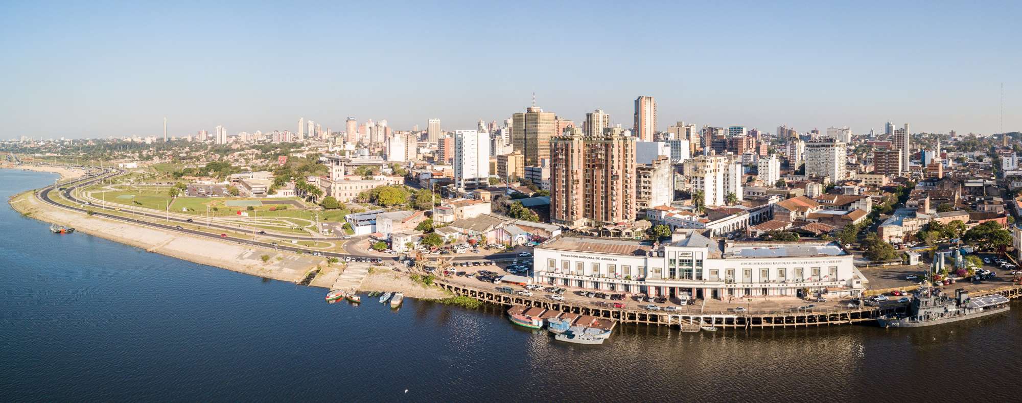 Panoramic view of Asunción
