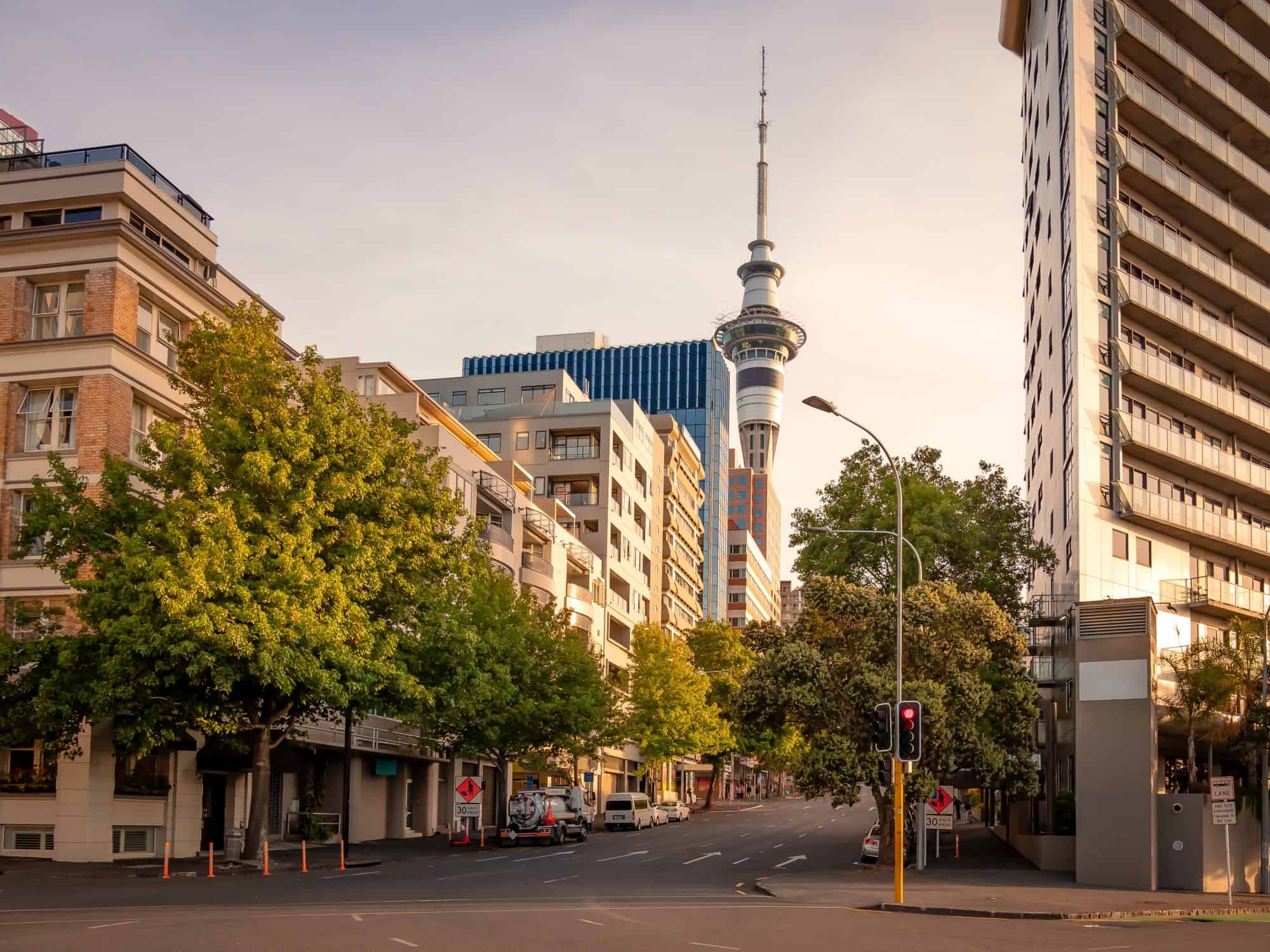 Auckland in the North Island of New Zealand