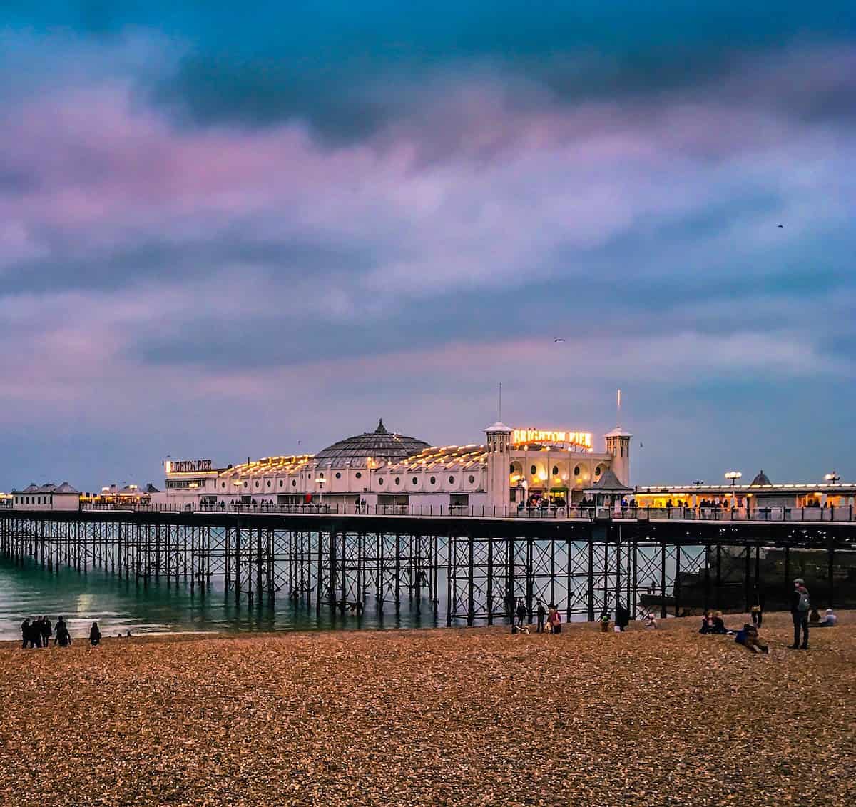 Brighton Pier - Photo taken at twilight