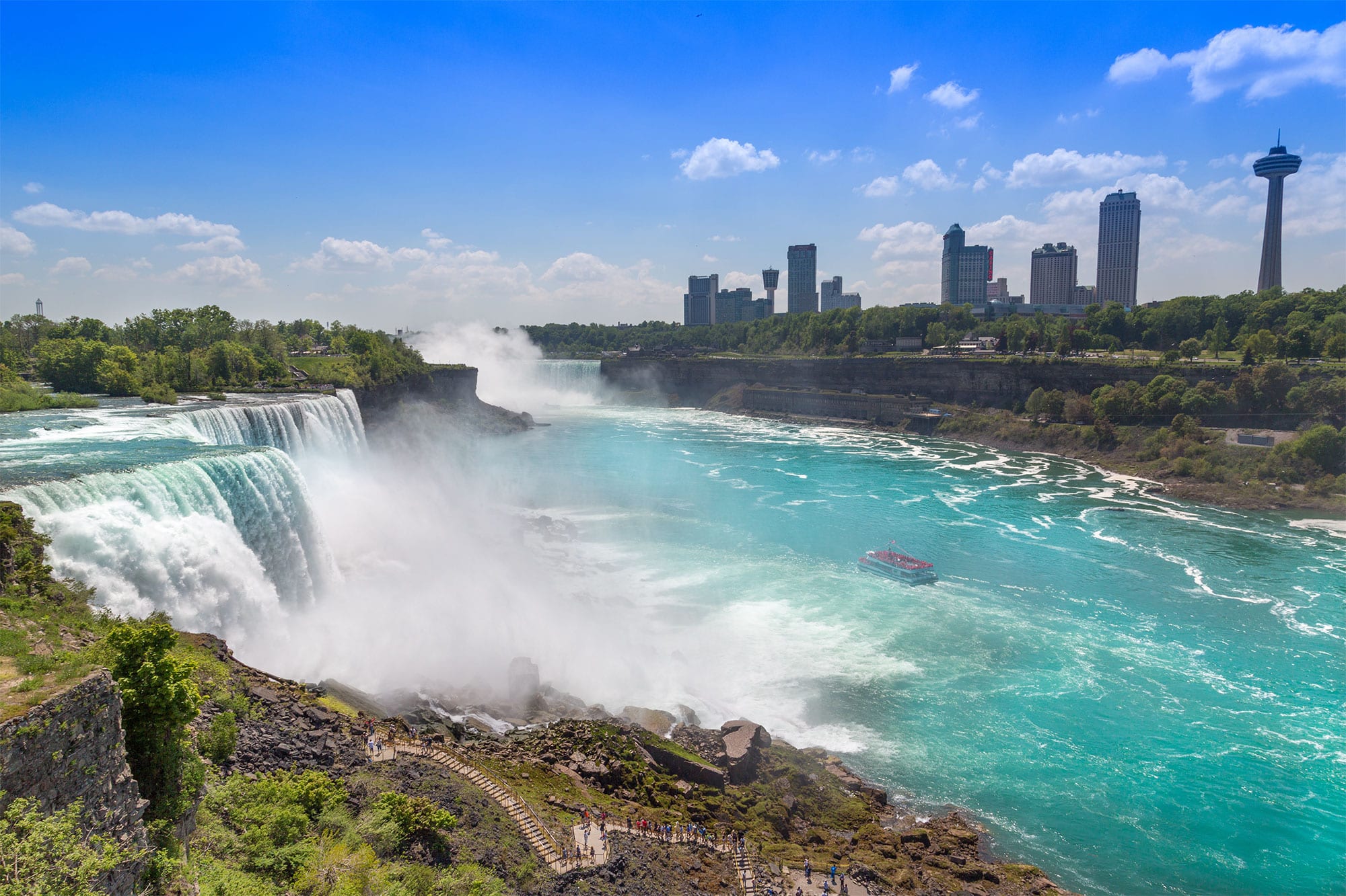 Buffalo City, New York, looking from Niagara Falls