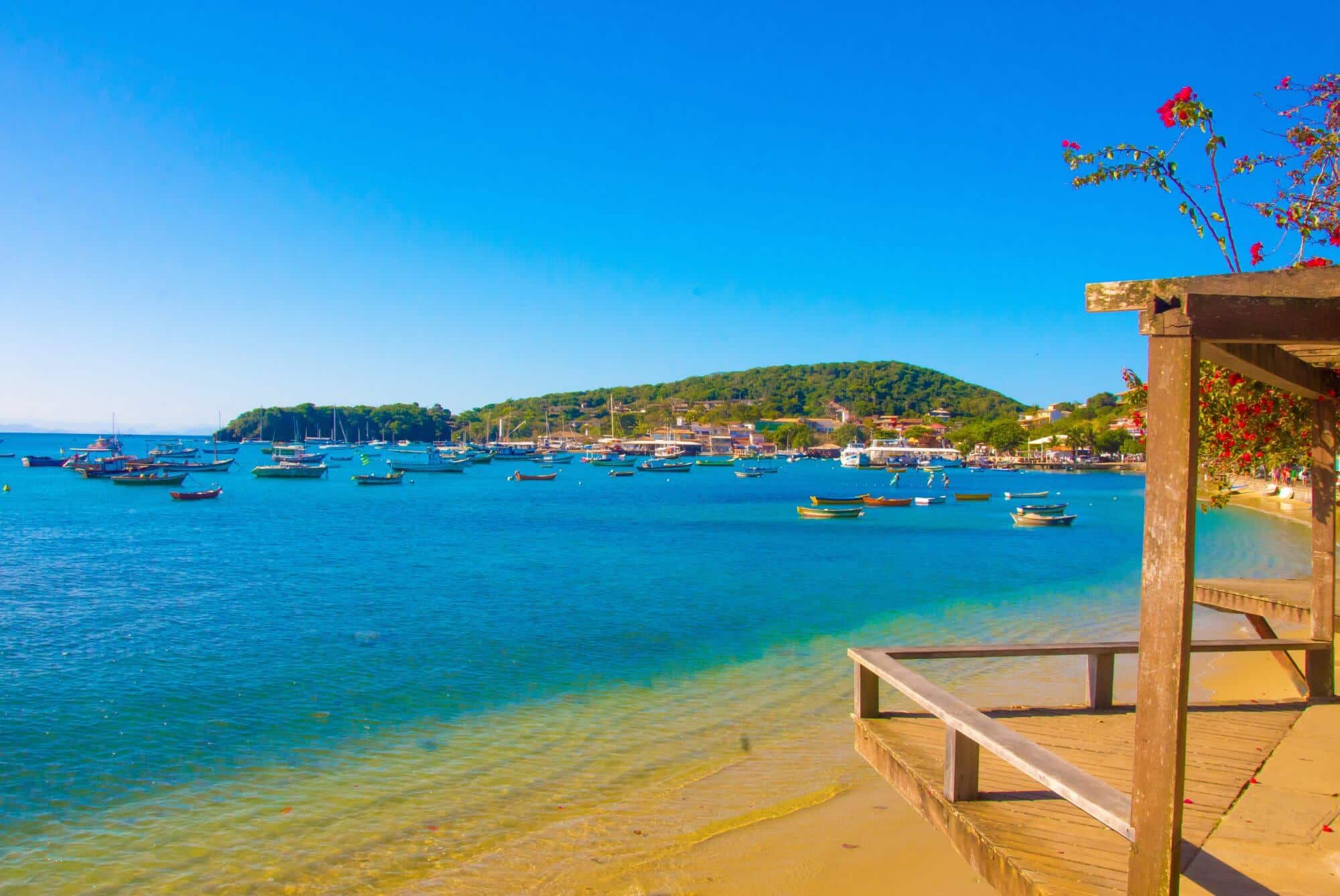 Búzios, a resort on a peninsula east of Rio de Janeiro.