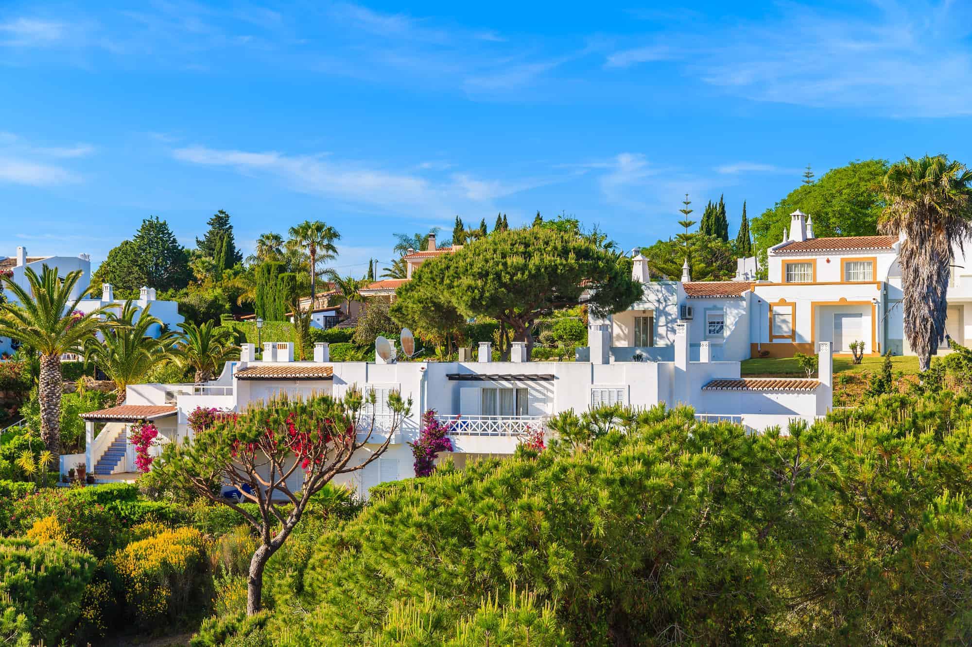 Carvoeiro, a picturesque and traditional Portuguese resort town in the Algarve