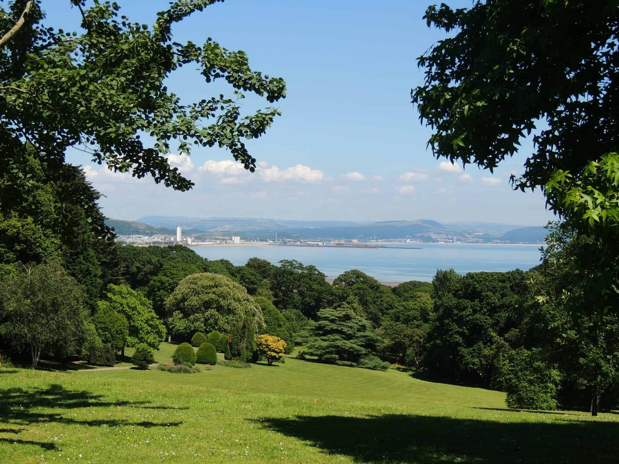 Clyne Gardens in Blackpill area of Swansea