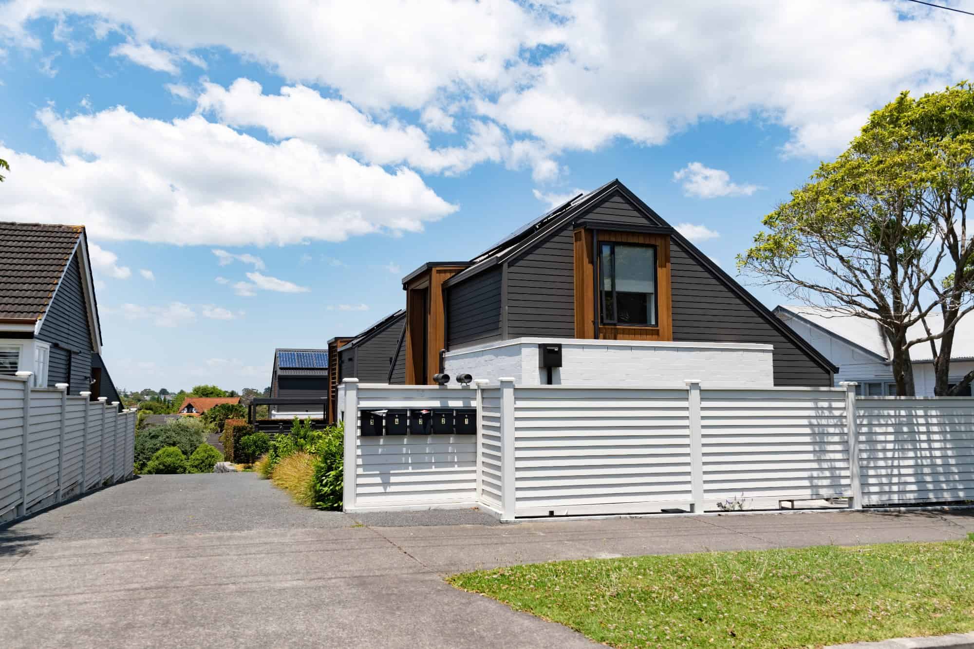 Typical houses in central Auckland