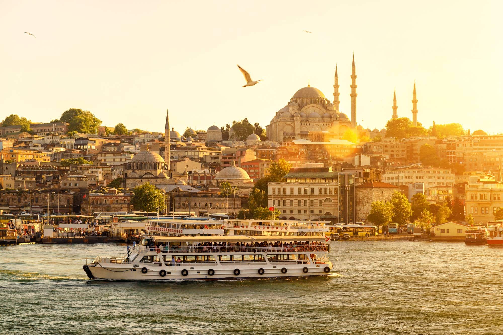 The view of Istanbul from the Golden Horn