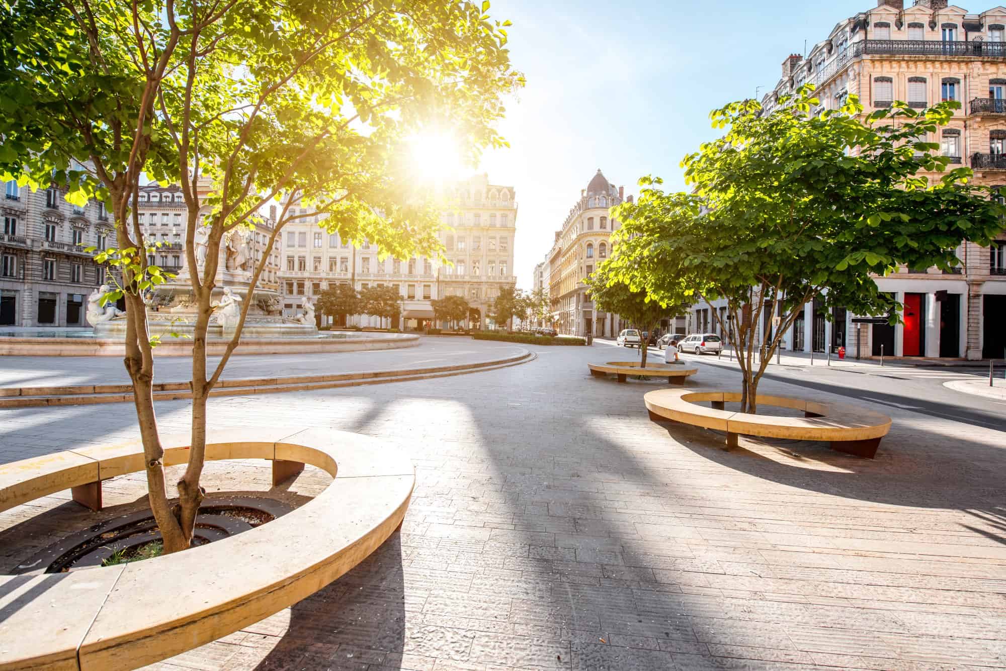 La Place des Jacobins – one of the most beautiful squares in Lyon.