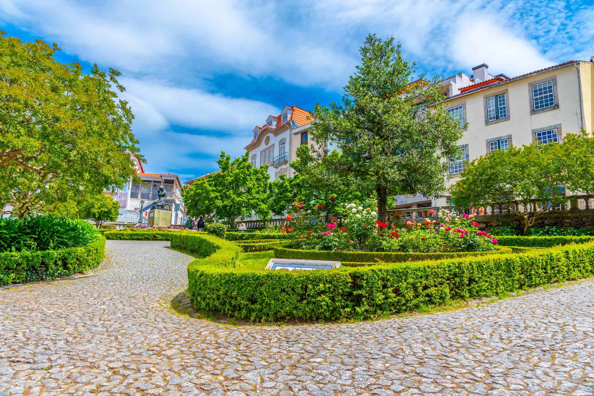 Jardim das Maes, one of the many parks and gardens in Viseu