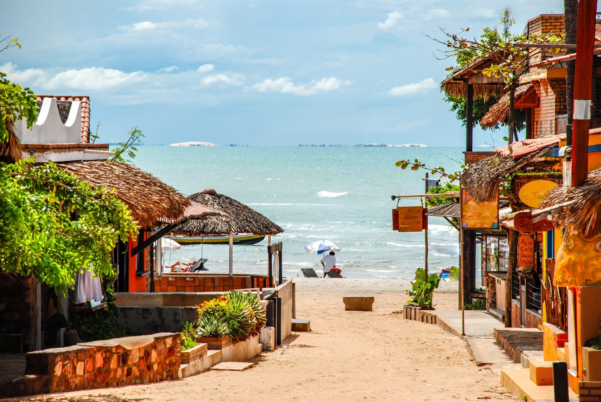 Jericoacoara is a virgin beach hidden behind the dunes of the west coast of Jijoca de Jericoacoara, Ceará, Brazil