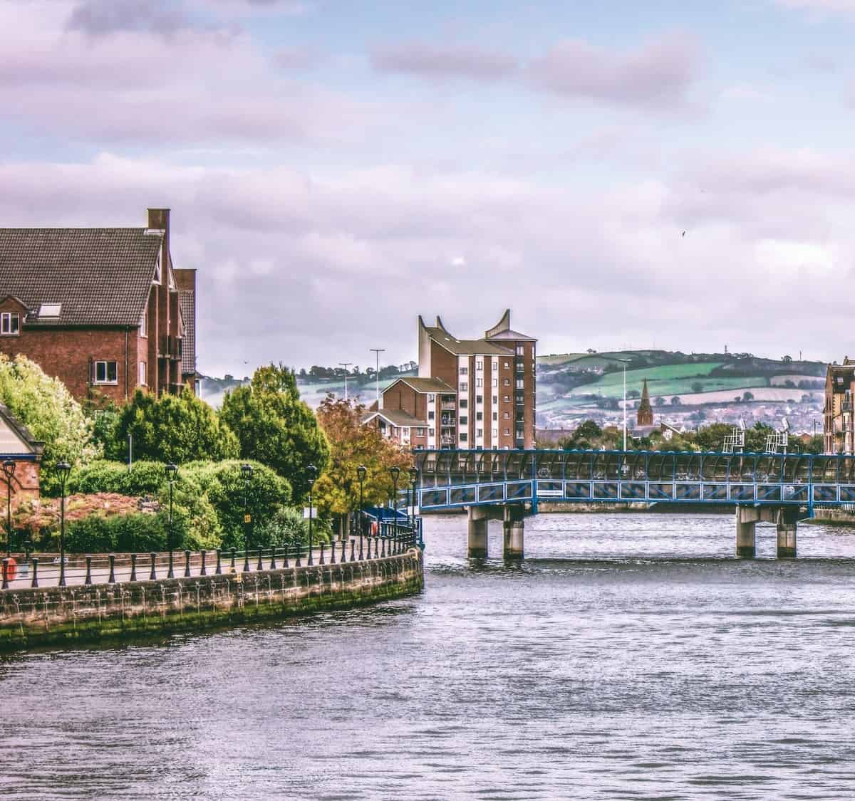 Belfast, from Thanksgiving Square at Queen's Bridge