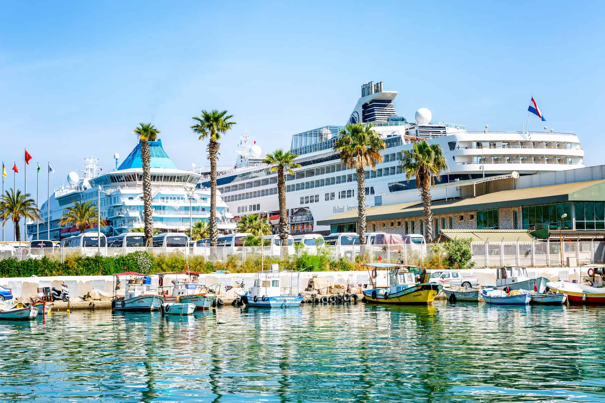 The port in Kusadasi