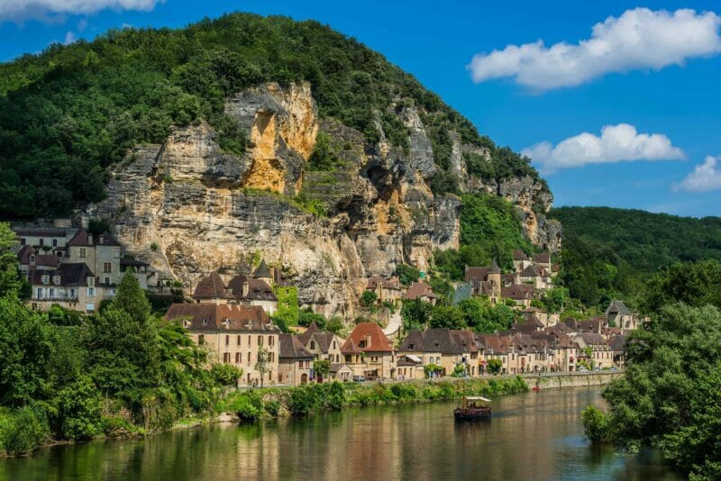 La Roque Gageac in the Dordogne, France