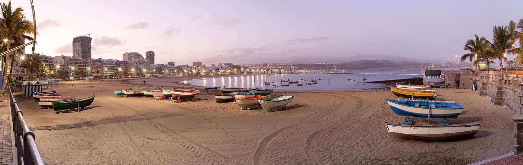 European locations with great weather throughout the year - Las Palmas, Spain