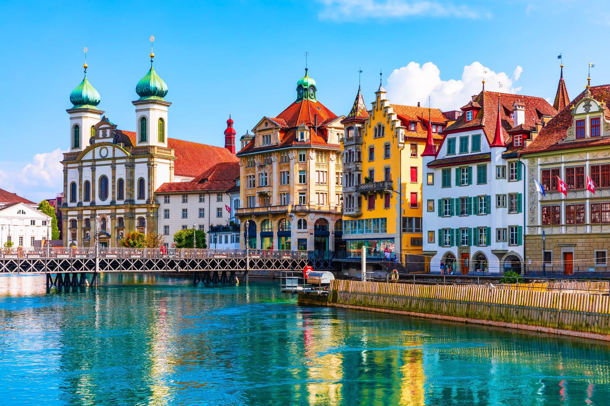 The Old Town in Lucerne, Switzerland