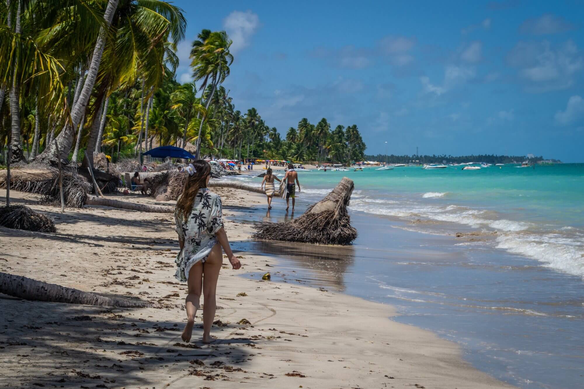A beach in Maragogi, a resort town on the Atlantic coast in eastern Brazil