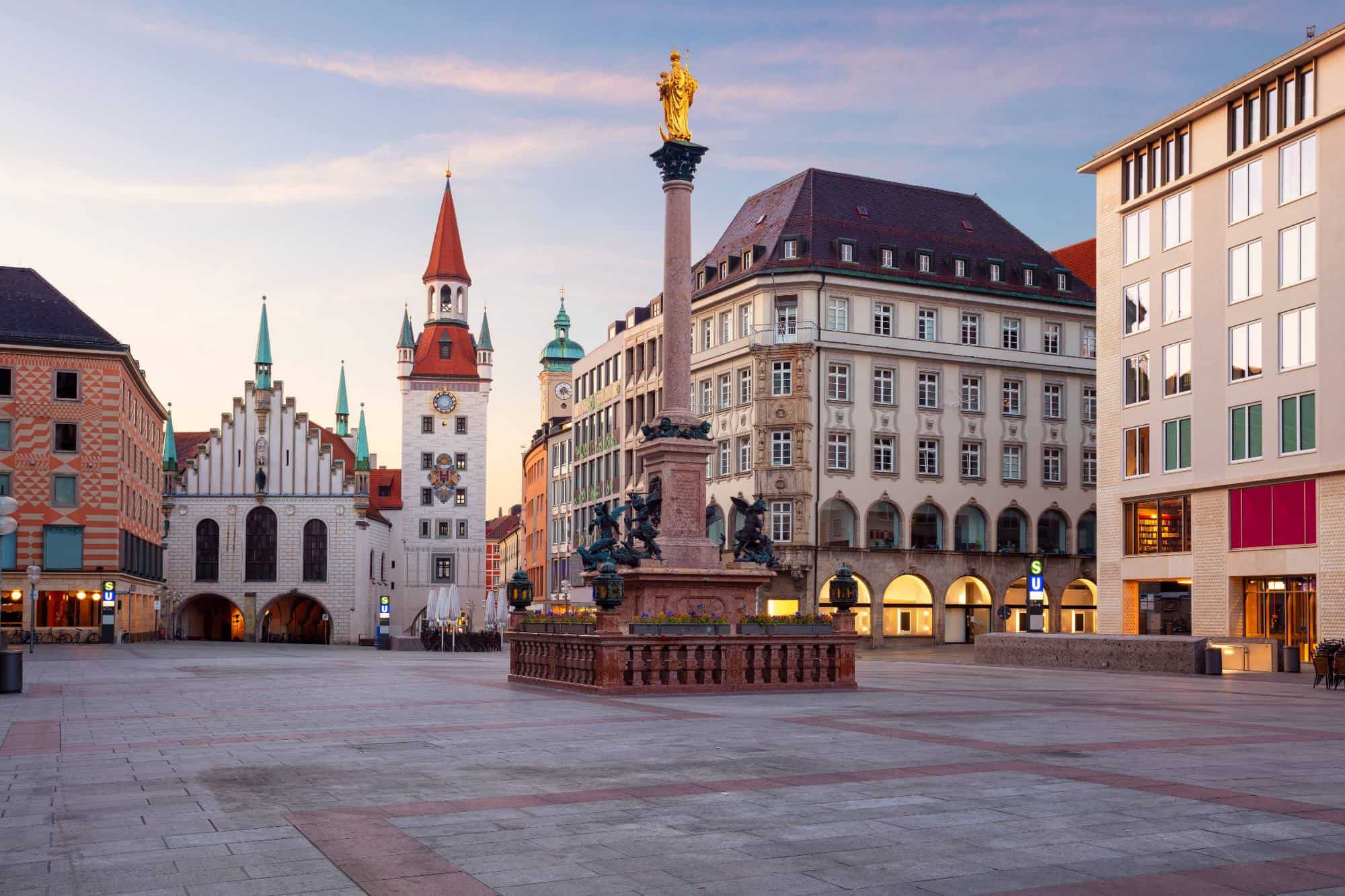 Marienplatz in Munich.