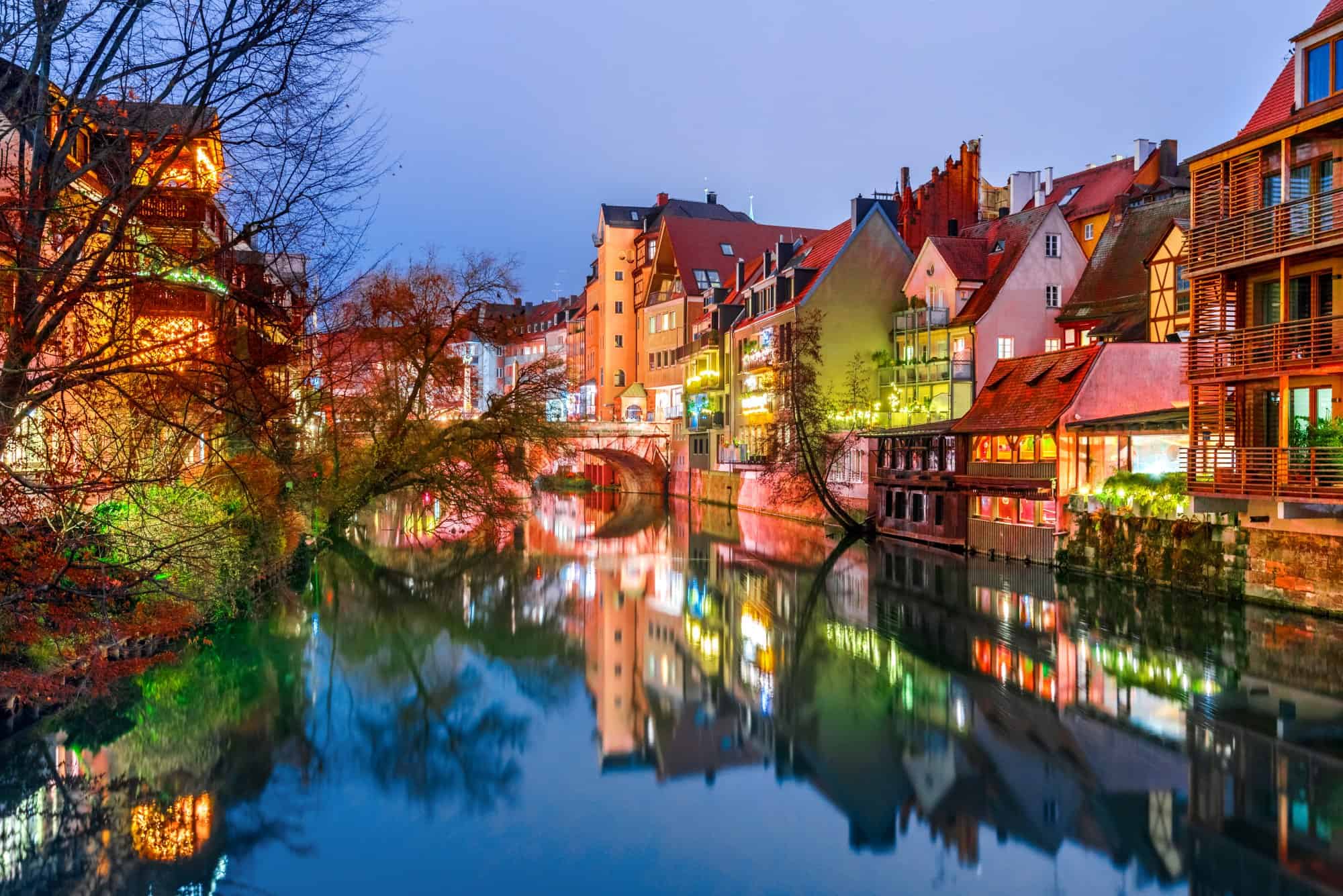 The Pegnitz River in Nuremberg