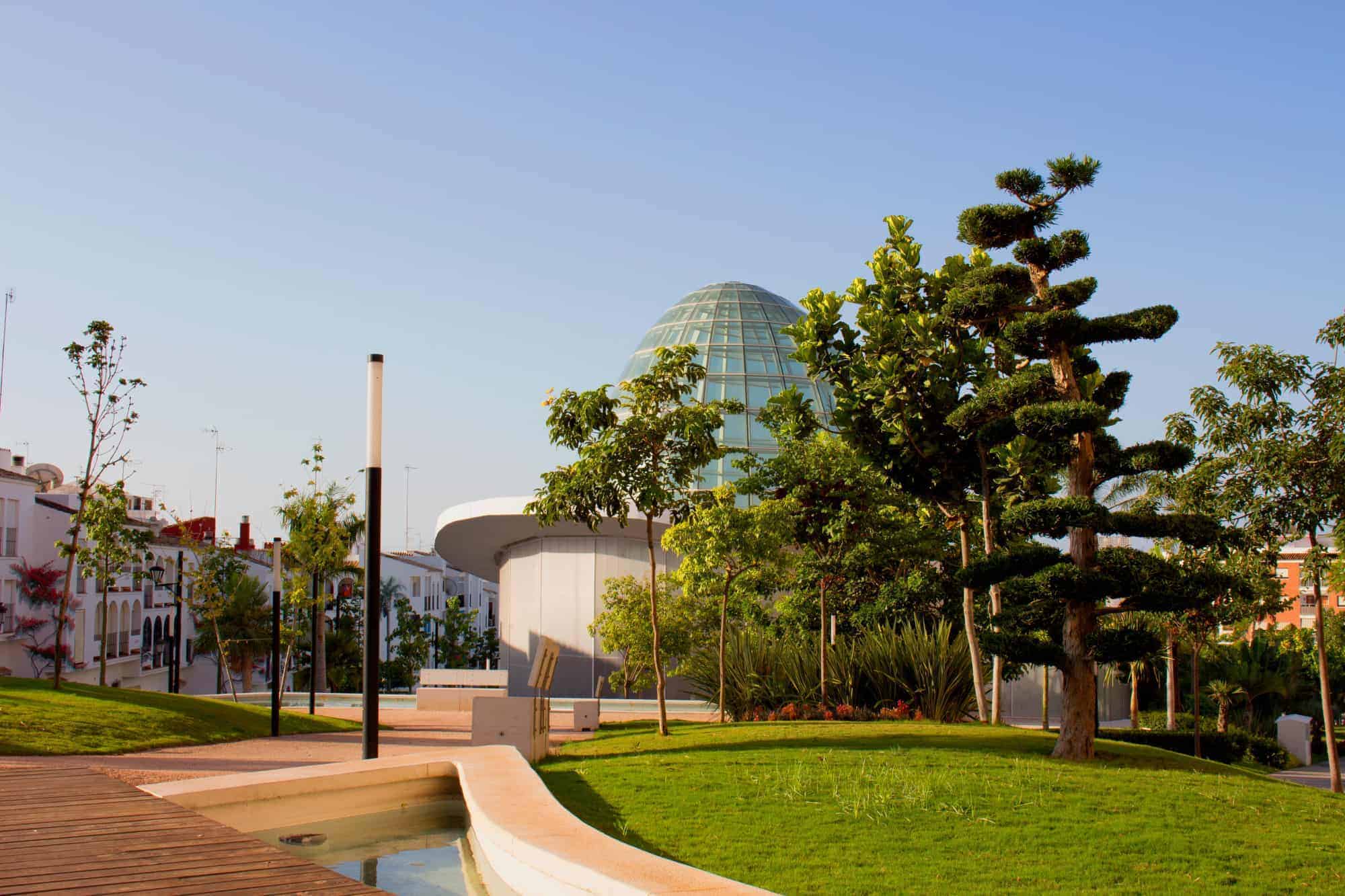The Orchid House and Botanical Gardens in Estepona, Spain