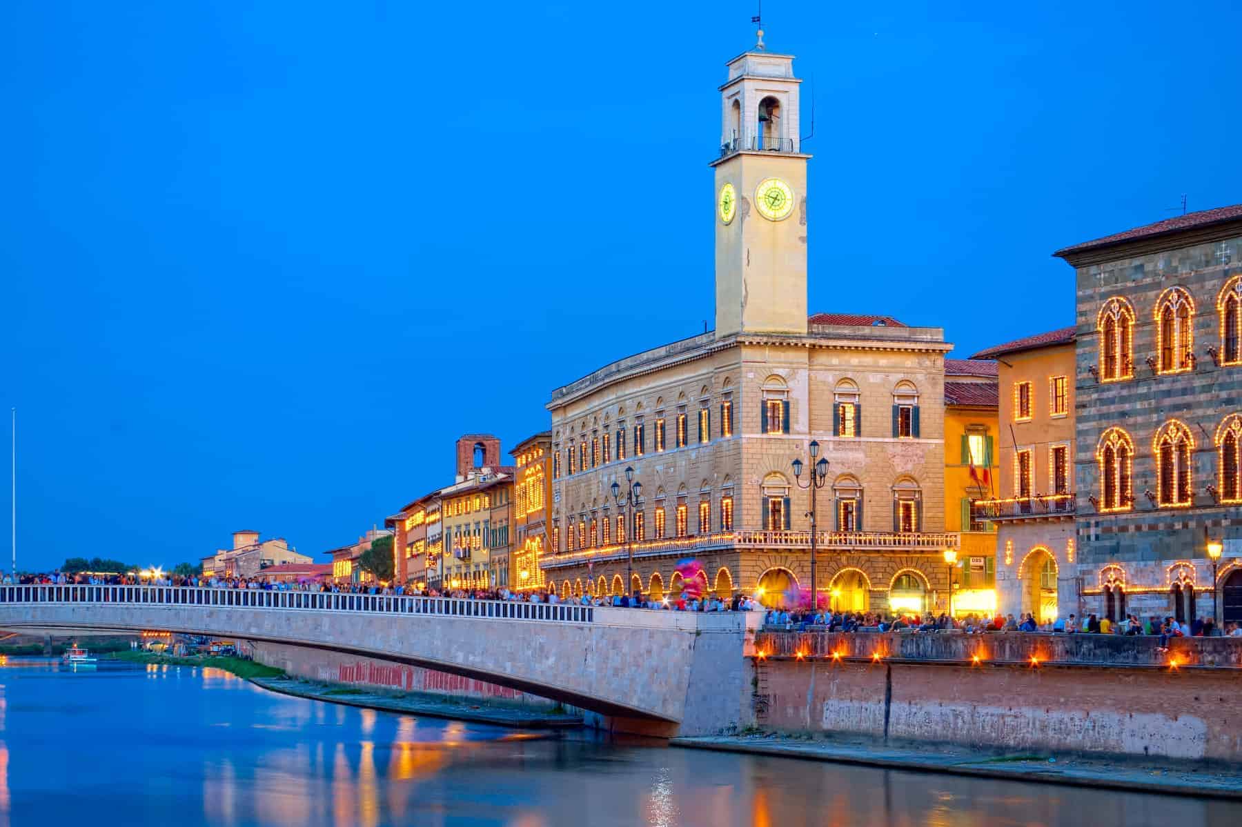 Pisa's Ponte di Mezzo, the Middle Bridge