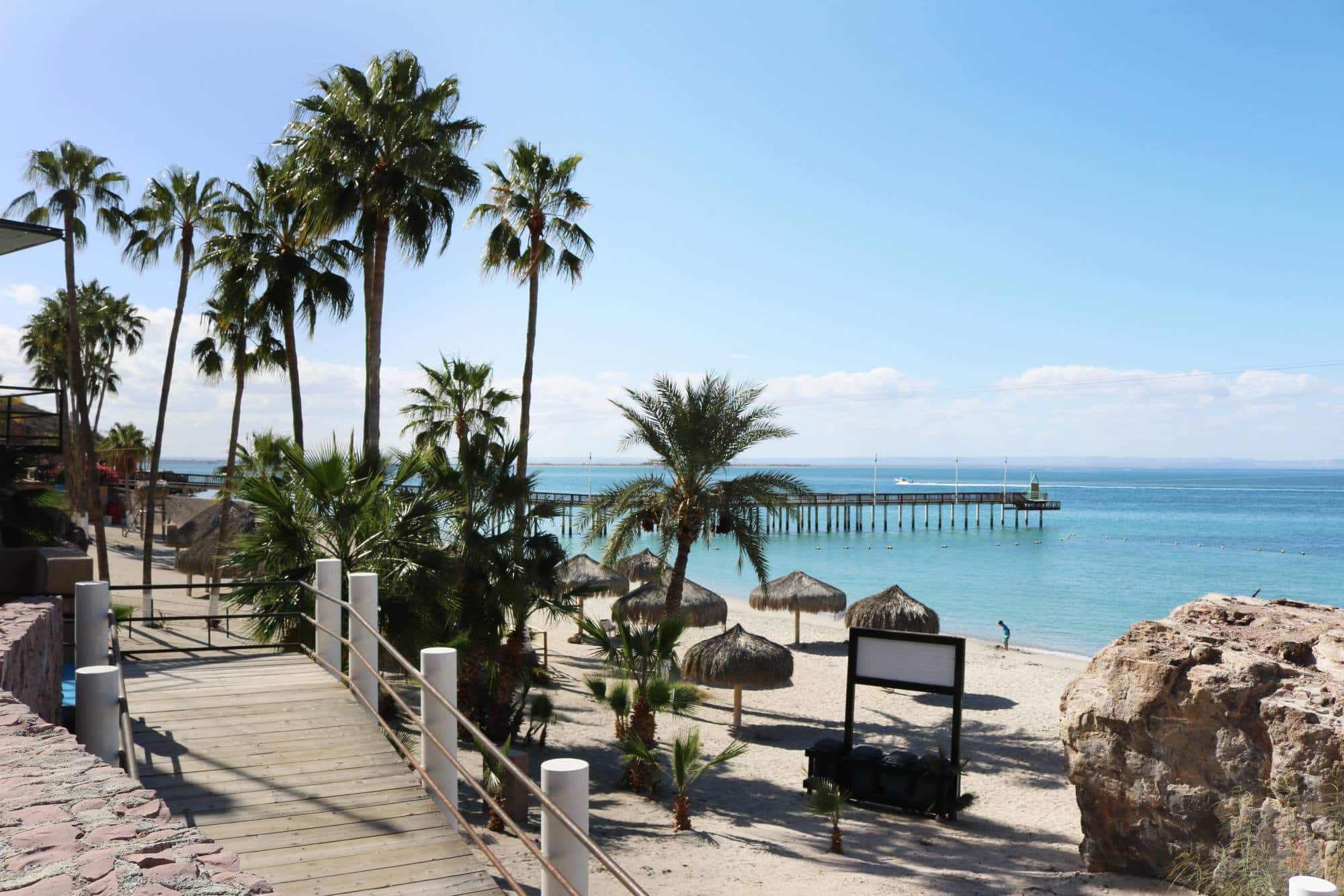 Playa Coromuel is a popular beach among La Paz residents