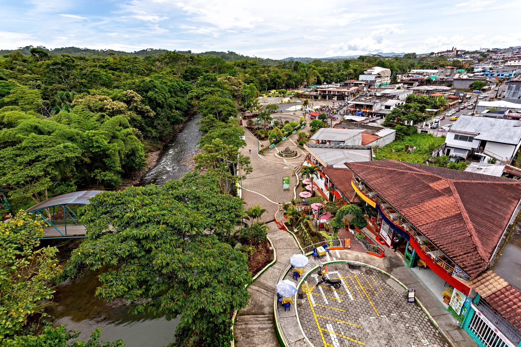 The Puyo River in the Barrio Obrero, an ecological path of 2 and a half kilometers