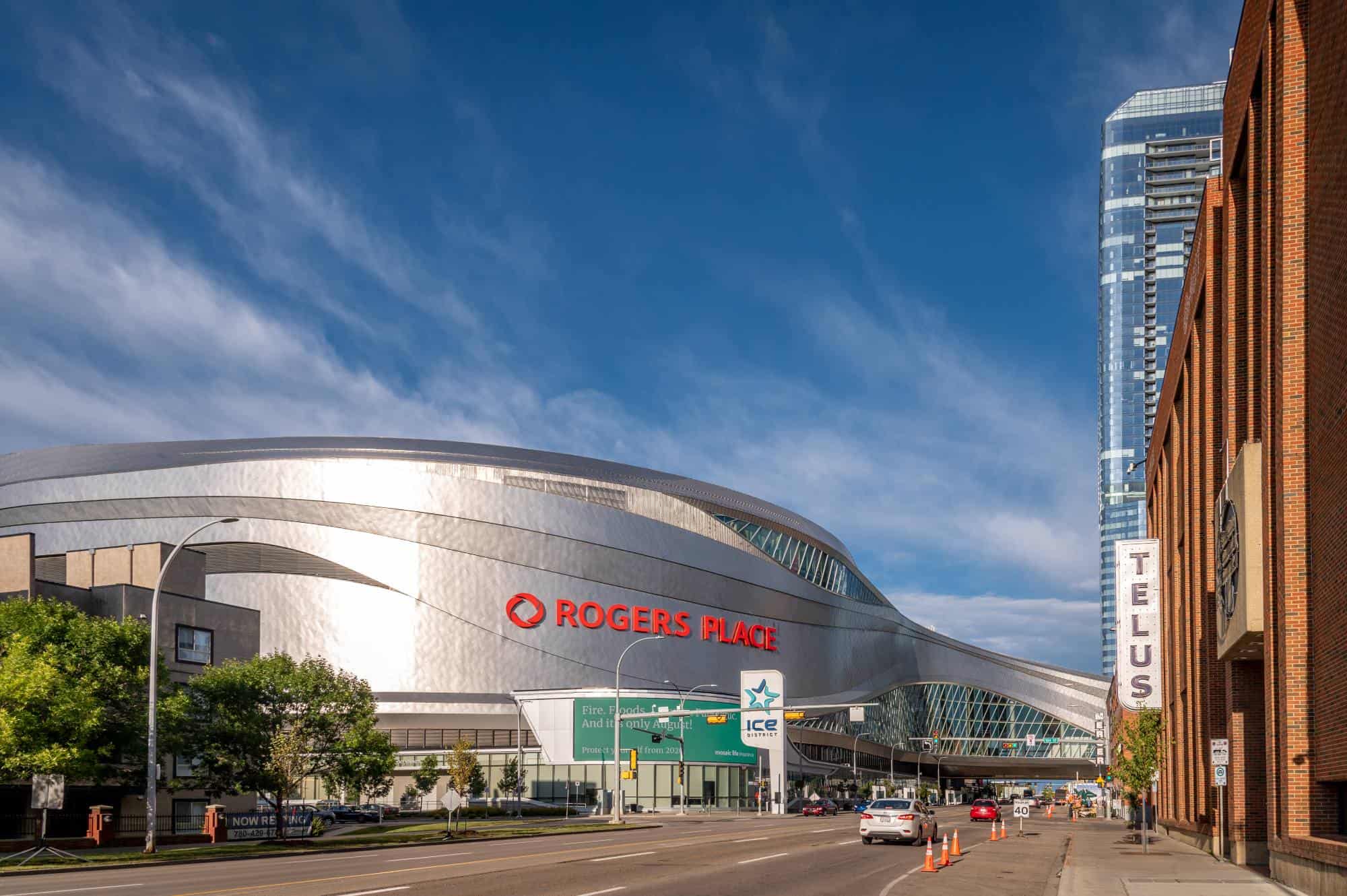 The Ice District and Rogers Place arena