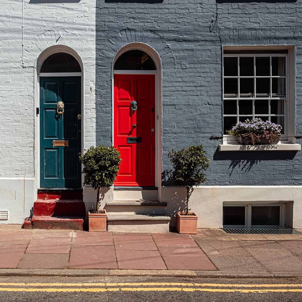 Terraced houses in Brighton