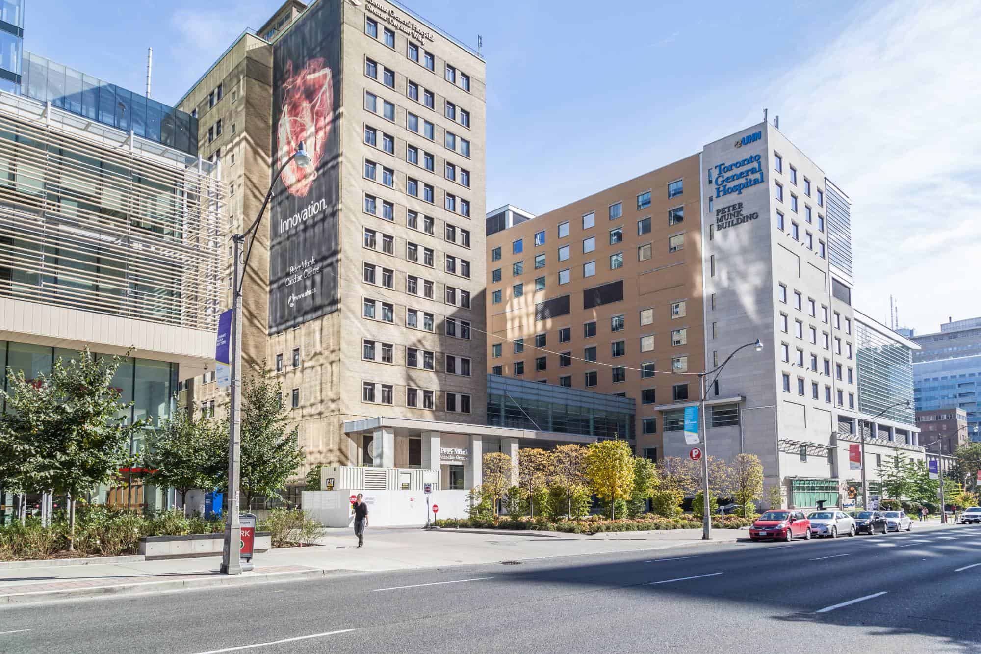 Toronto General Hospital in Discovery District in Toronto