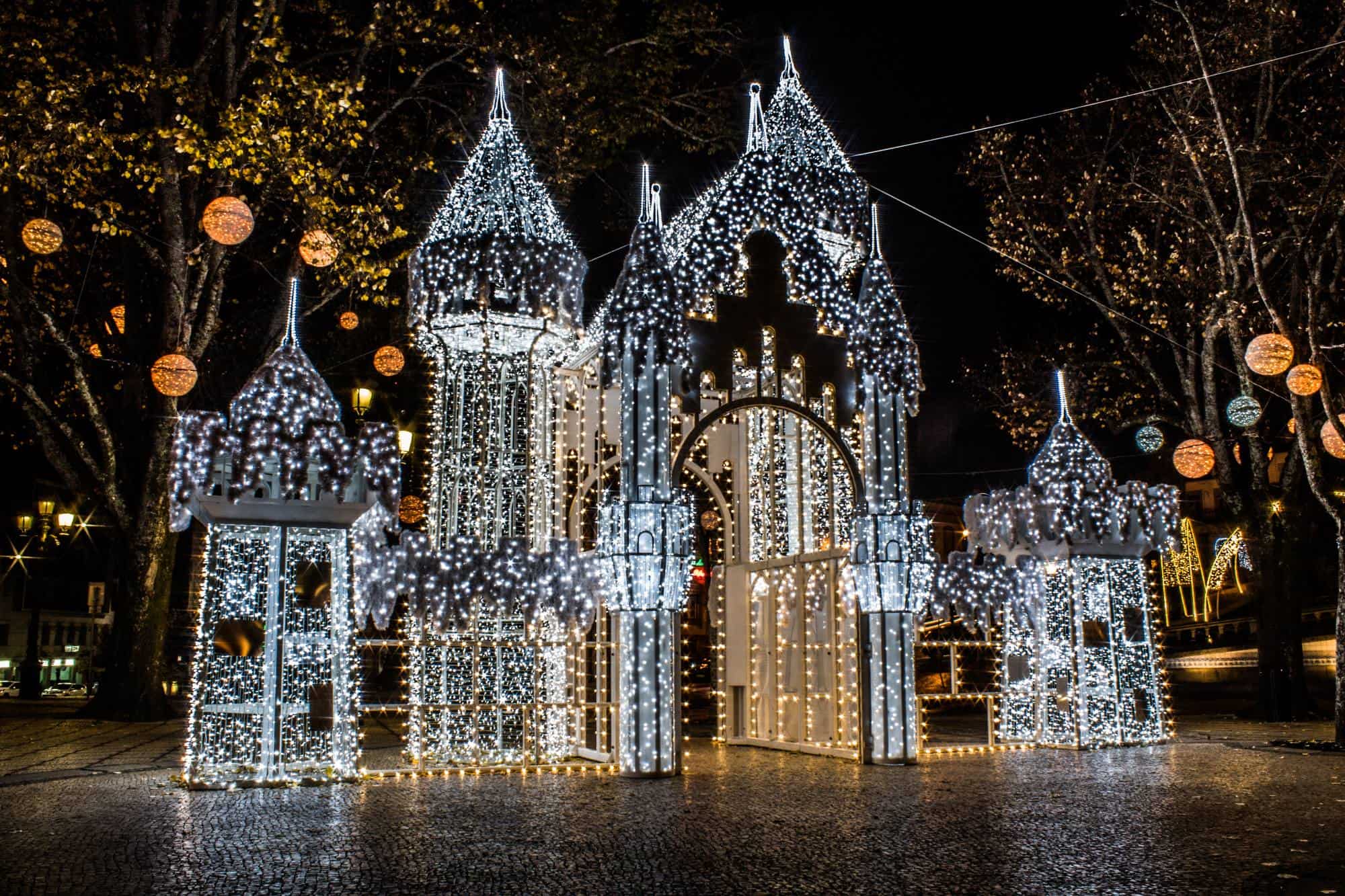 Viseu decorated for Christmas