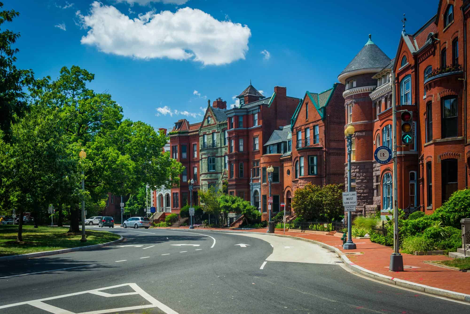 Logan Circle in Washington, DC,