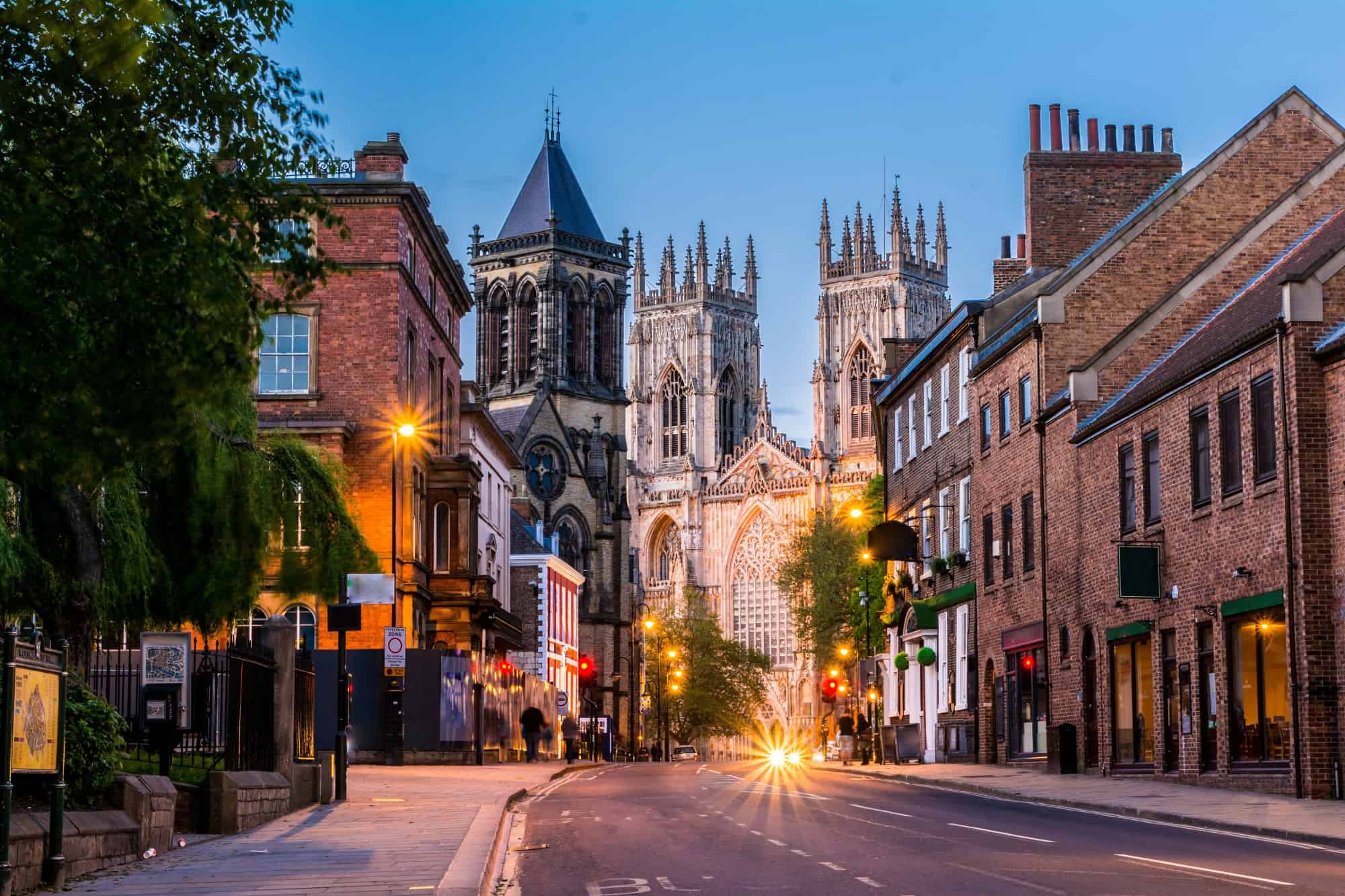 York Cathedral at night